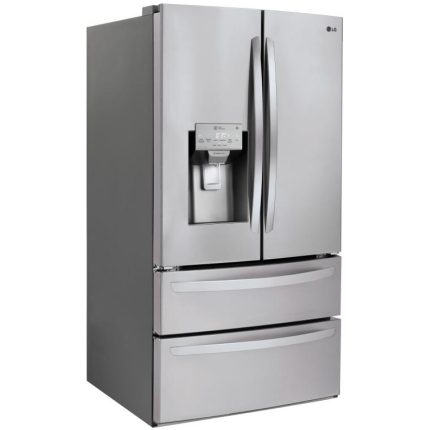 LG 36-inch, 27.8 cu.ft. Freestanding French 4-Door Refrigerator with Slim SpacePlus® Ice System LMXS28626S