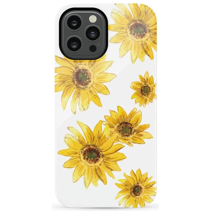 Golden Garden | Yellow Sunflower Floral Case iPhone Case get.casely Essential iPhone 12 Pro Max