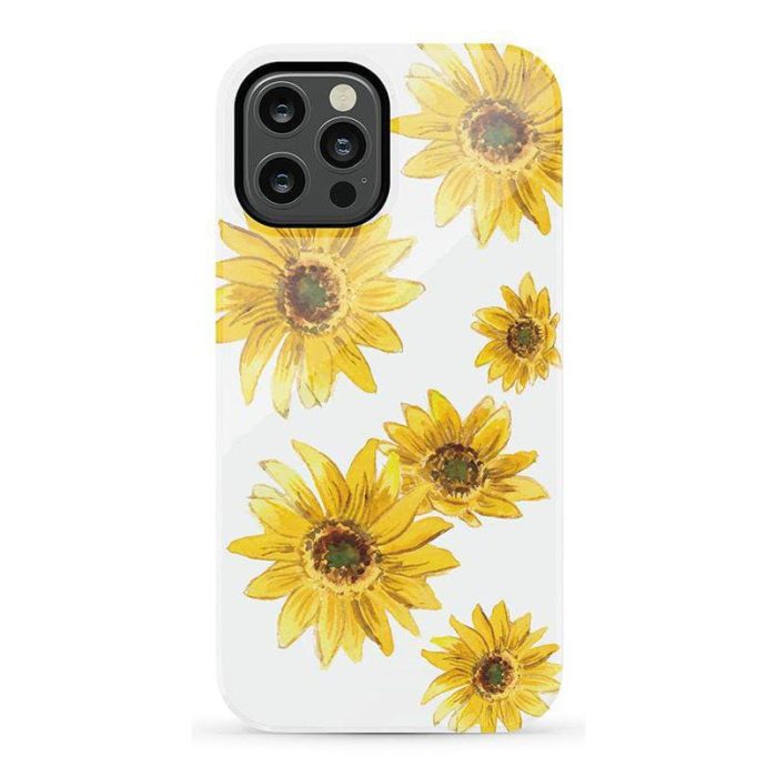 Golden Garden | Yellow Sunflower Floral Case iPhone Case get.casely Essential iPhone 12 Pro