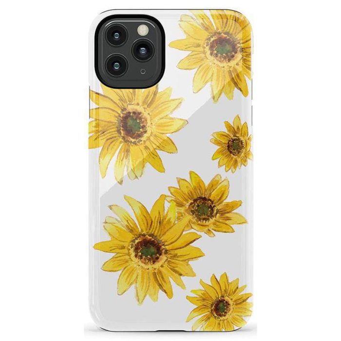 Golden Garden | Yellow Sunflower Floral Case iPhone Case get.casely Essential iPhone 11 Pro Max