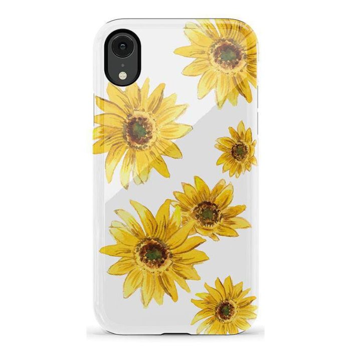 Golden Garden | Yellow Sunflower Floral Case iPhone Case get.casely Essential iPhone XR