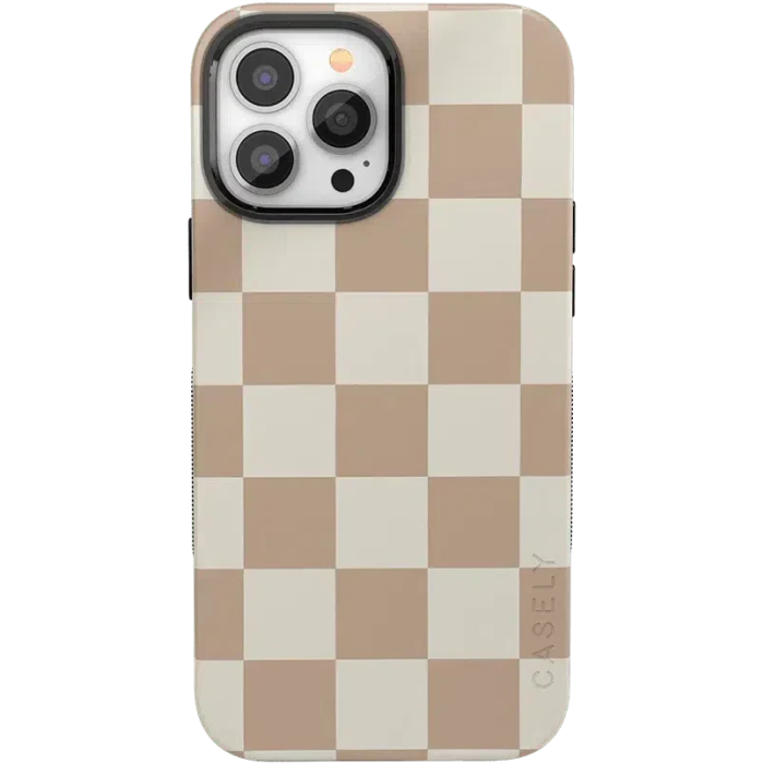 Fit Check | Neutral Checkerboard Case iPhone Case get.casely Bold + MagSafe® iPhone 13 Pro Max