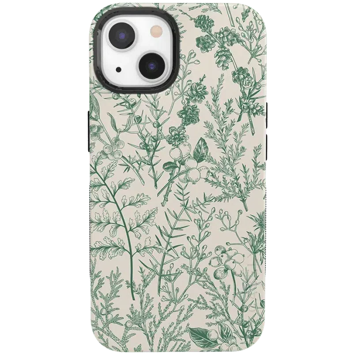Sage Garden | Green Floral Case iPhone Case get.casely Bold + MagSafe® iPhone 13