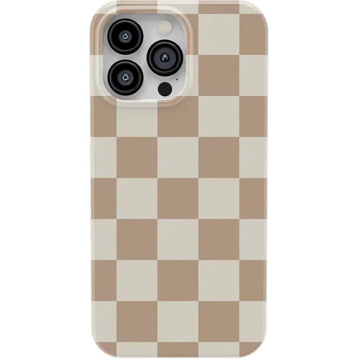 Fit Check | Neutral Checkerboard Case iPhone Case get.casely Classic + MagSafe® iPhone 14 Pro Max
