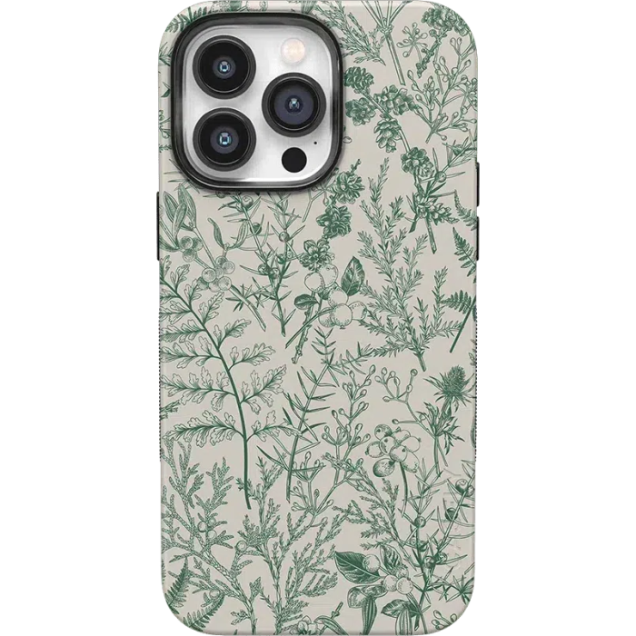 Sage Garden | Green Floral Case iPhone Case get.casely Bold + MagSafe® iPhone 14 Pro Max