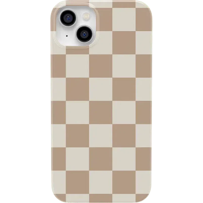 Fit Check | Neutral Checkerboard Case iPhone Case get.casely Classic + MagSafe® iPhone 14 Plus