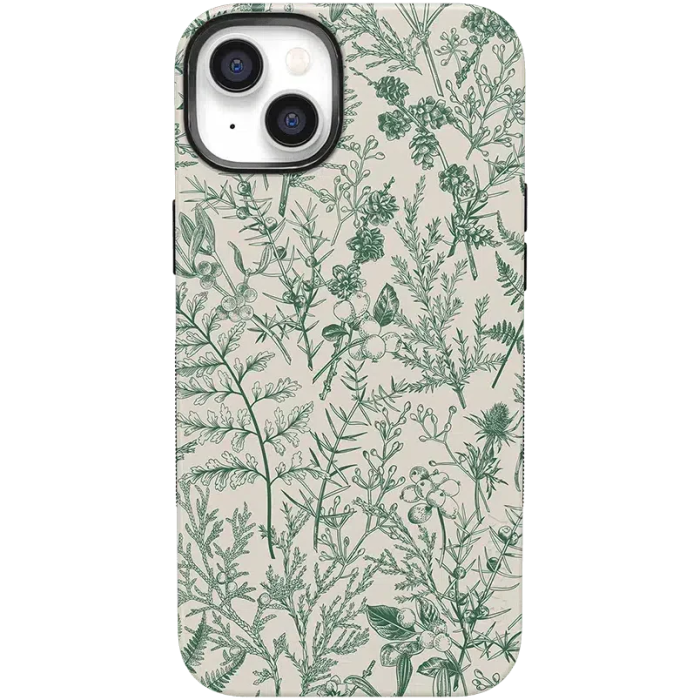 Sage Garden | Green Floral Case iPhone Case get.casely Bold + MagSafe® iPhone 14 Plus