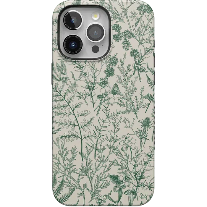 Sage Garden | Green Floral Case iPhone Case get.casely Bold + MagSafe® iPhone 15 Pro Max