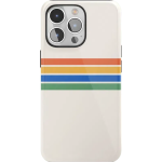 Totally Groovy | Rainbow Stripes Color Block Case iPhone Case get.casely Essential + MagSafe® iPhone 15 Pro Max
