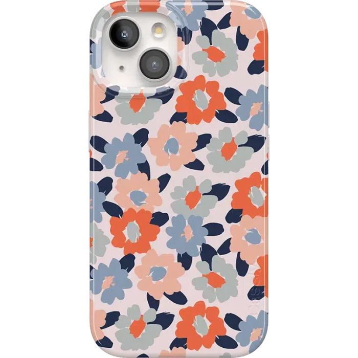 Field of Flowers | Pastel Floral Case iPhone Case get.casely Classic + MagSafe® iPhone 15 Plus