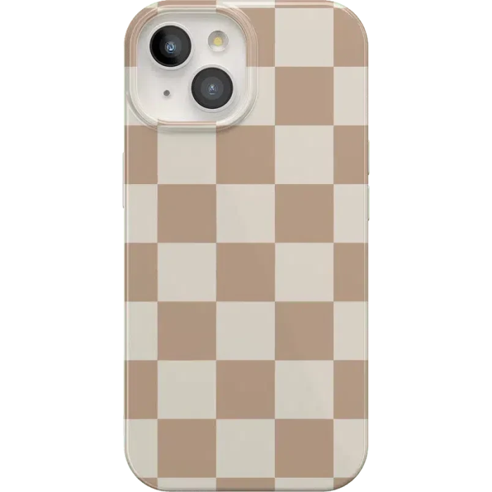 Fit Check | Neutral Checkerboard Case iPhone Case get.casely Classic + MagSafe® iPhone 15