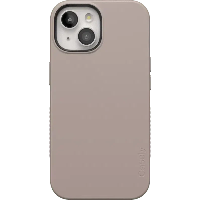 Taupe on Nude | Ultra-Protective Bold Case iPhone Case get.casely Bold + MagSafe® iPhone 15 Plus