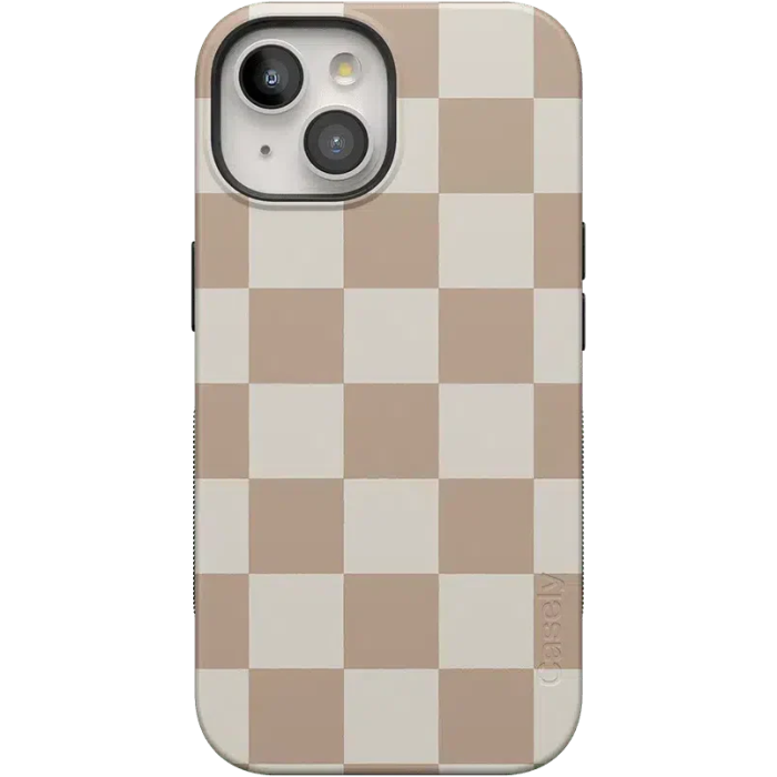 Fit Check | Neutral Checkerboard Case iPhone Case get.casely Bold + MagSafe® iPhone 15
