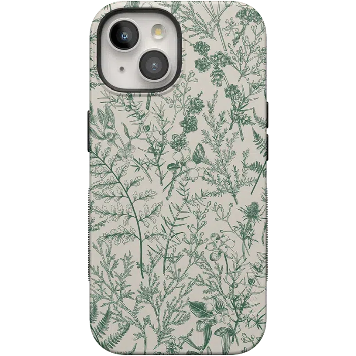 Sage Garden | Green Floral Case iPhone Case get.casely Bold + MagSafe® iPhone 15