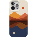 Opposites Attract | Day & Night Colorblock Mountains Case iPhone Case get.casely Classic + MagSafe® iPhone 15 Pro Max