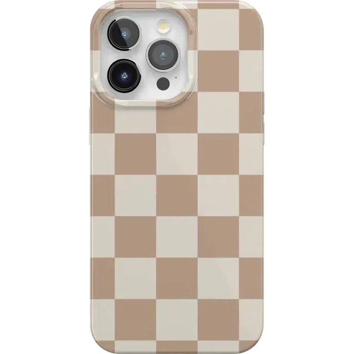 Fit Check | Neutral Checkerboard Case iPhone Case get.casely Classic + MagSafe® iPhone 15 Pro