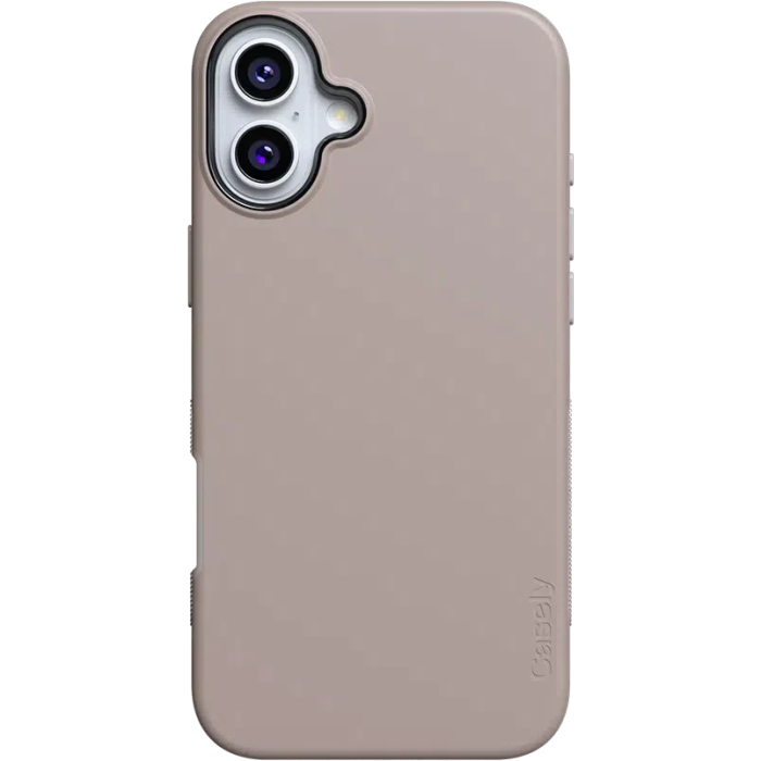 Taupe on Nude | Ultra-Protective Bold Case iPhone Case get.casely Bold + MagSafe® iPhone 16 Plus