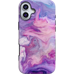 Tie Dying Over You | Purple Marble iPhone Case iPhone Case get.casely Bold + MagSafe® iPhone 16 Plus