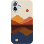 Opposites Attract | Day & Night Colorblock Mountains Case iPhone Case get.casely Classic + MagSafe® iPhone 16 Plus