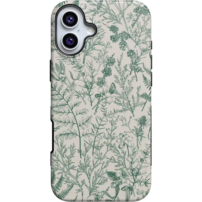 Sage Garden | Green Floral Case iPhone Case get.casely Bold + MagSafe® iPhone 16 Plus