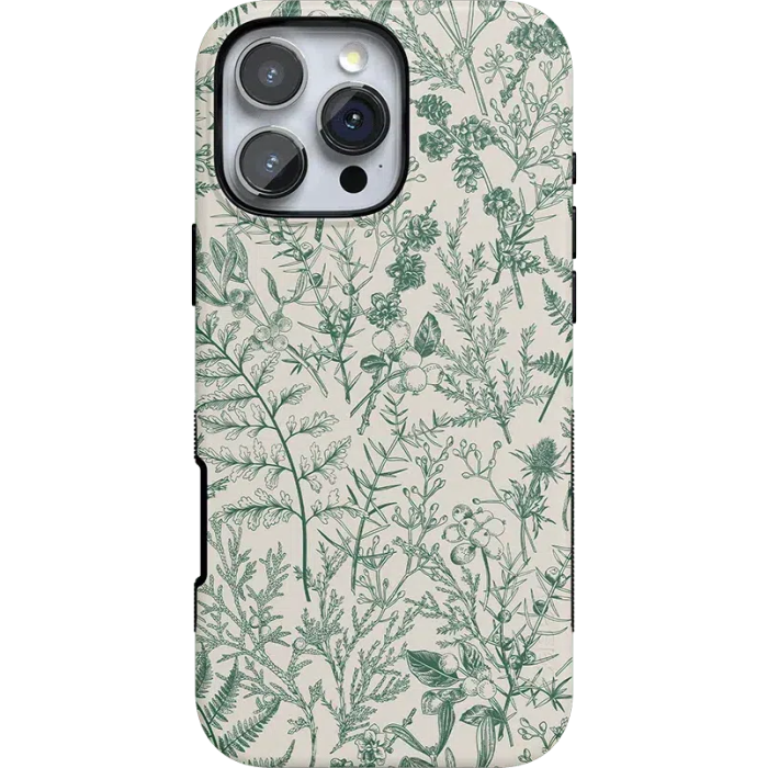 Sage Garden | Green Floral Case iPhone Case get.casely Bold + MagSafe® iPhone 16 Pro Max