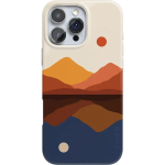 Opposites Attract | Day & Night Colorblock Mountains Case iPhone Case get.casely Classic + MagSafe® iPhone 16 Pro Max
