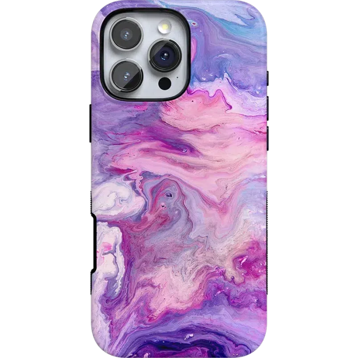 Tie Dying Over You | Purple Marble iPhone Case iPhone Case get.casely Bold + MagSafe® iPhone 16 Pro Max