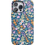 Full Bloom | Navy Floral Case iPhone Case get.casely Bold + MagSafe® iPhone 16 Pro Max
