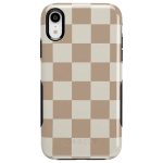 Fit Check | Neutral Checkerboard Case iPhone Case get.casely Bold iPhone XR