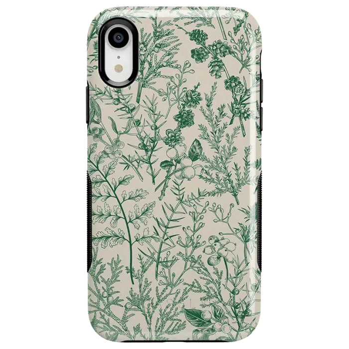 Sage Garden | Green Floral Case iPhone Case get.casely Bold iPhone XR