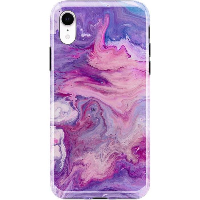 Tie Dying Over You | Purple Marble iPhone Case iPhone Case get.casely Classic iPhone XR