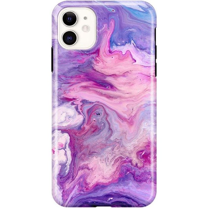 Tie Dying Over You | Purple Marble iPhone Case iPhone Case get.casely Classic iPhone 11