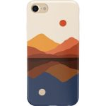 Opposites Attract | Day & Night Colorblock Mountains Case iPhone Case get.casely Classic iPhone SE (2020 & 2022)