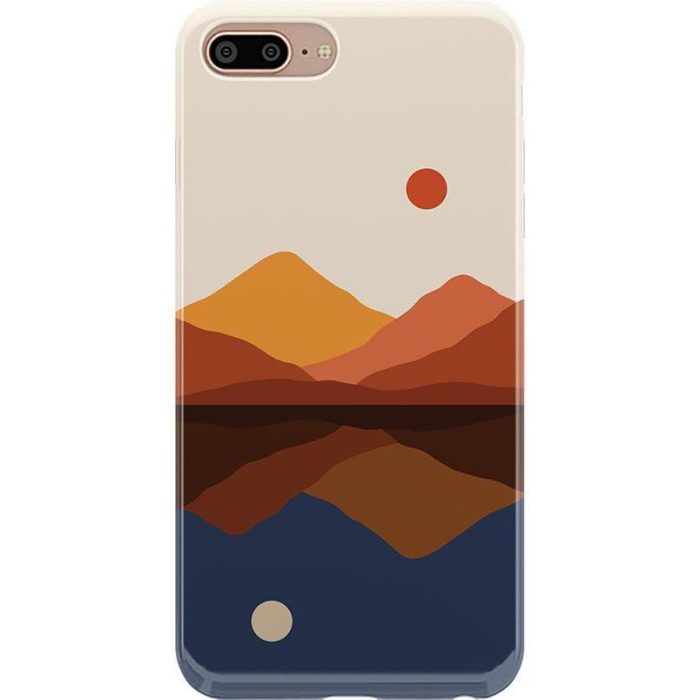 Opposites Attract | Day & Night Colorblock Mountains Case iPhone Case get.casely Classic iPhone 6/7/8 Plus