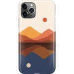 Opposites Attract | Day & Night Colorblock Mountains Case iPhone Case get.casely Classic iPhone 11 Pro Max