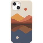 Opposites Attract | Day & Night Colorblock Mountains Case iPhone Case get.casely Classic + MagSafe® iPhone 13