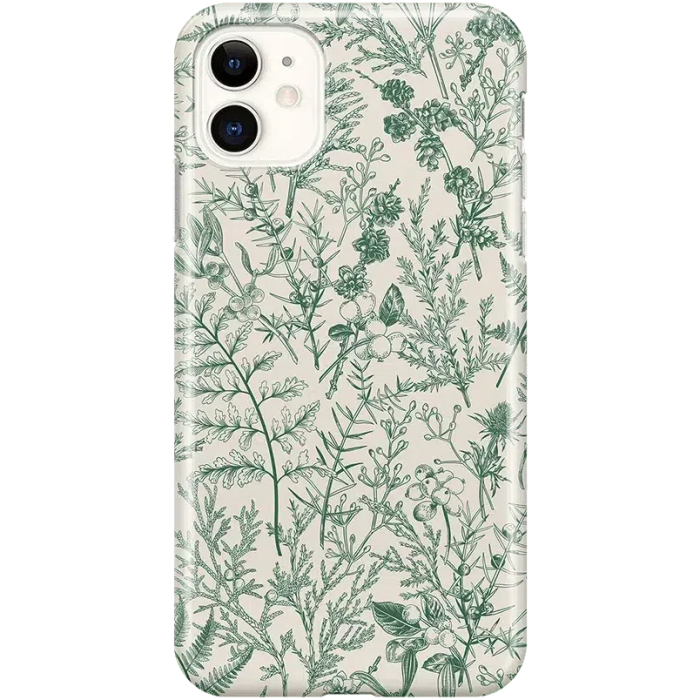 Sage Garden | Green Floral Case iPhone Case get.casely Classic iPhone 11