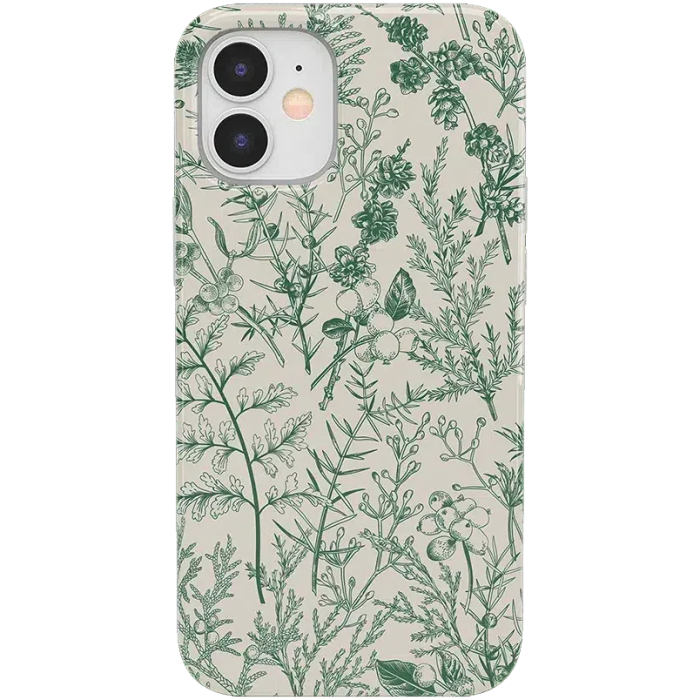 Sage Garden | Green Floral Case iPhone Case get.casely Classic iPhone 12