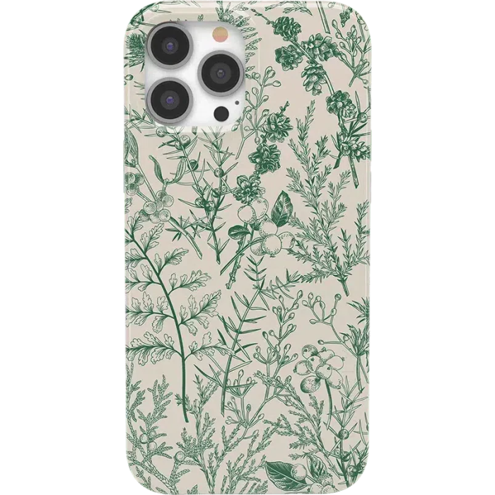 Sage Garden | Green Floral Case iPhone Case get.casely Classic + MagSafe® iPhone 13 Pro Max