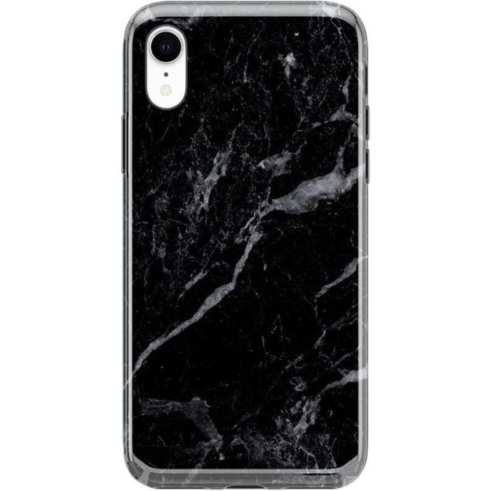 Black Pearl | Classic Black Marble Case iPhone Case get.casely Classic iPhone XR