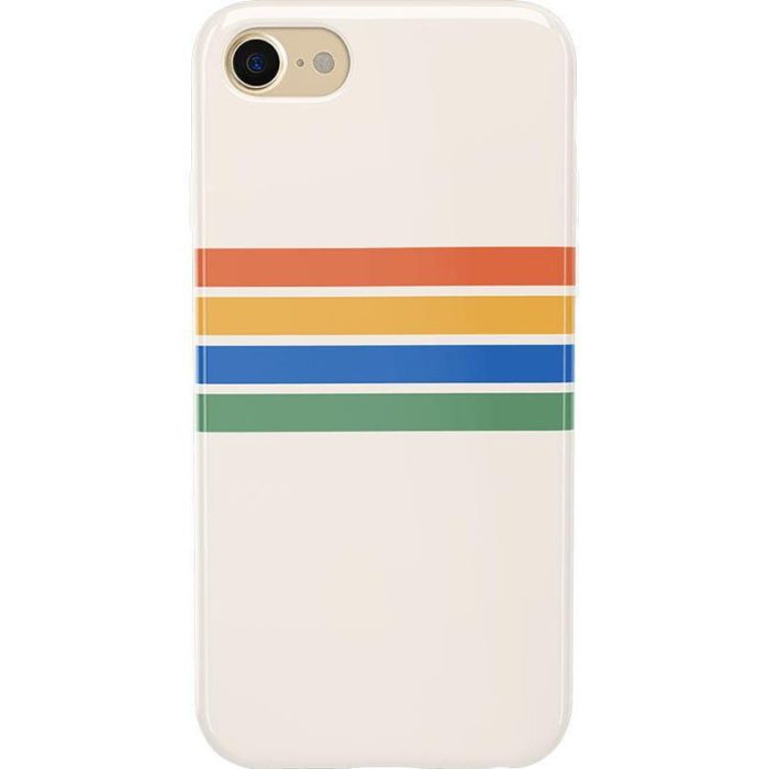 Totally Groovy | Rainbow Stripes Color Block Case iPhone Case get.casely Classic iPhone 6/7/8