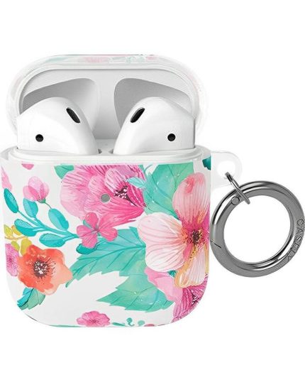 Out and About | Light Pink Floral AirPods Case AirPods Case get.casely AirPods Case