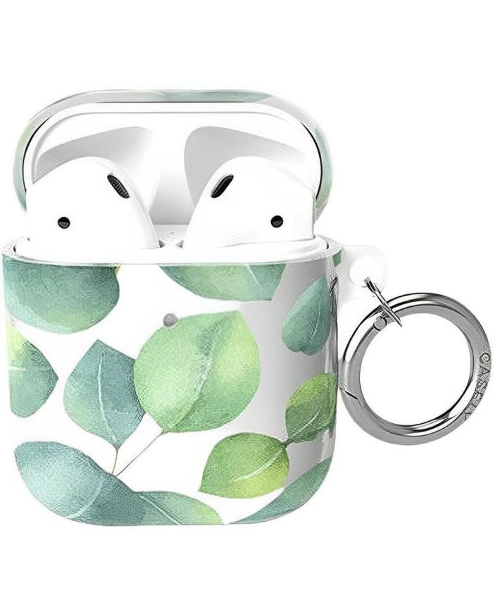 Leaf Me Alone | Green Floral Print AirPods Case AirPods Case get.casely AirPods Case