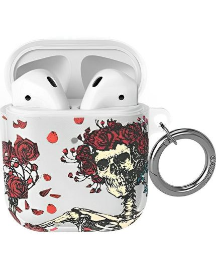 Forever Grateful | Grateful Dead Skeleton Floral AirPods Case AirPods Case Grateful Dead AirPods Case