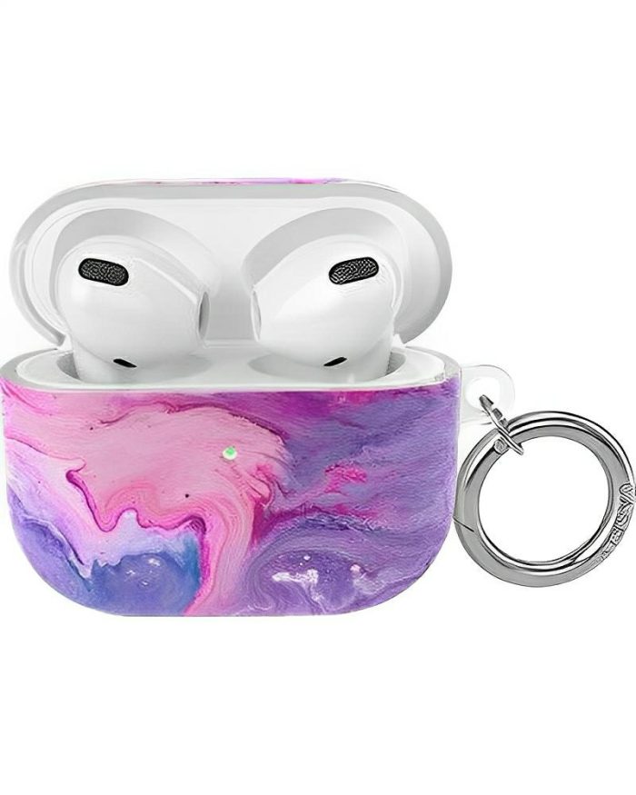 Tie Dying Over You | Purple Marble AirPods Case AirPods Case get.casely AirPods 3 Case