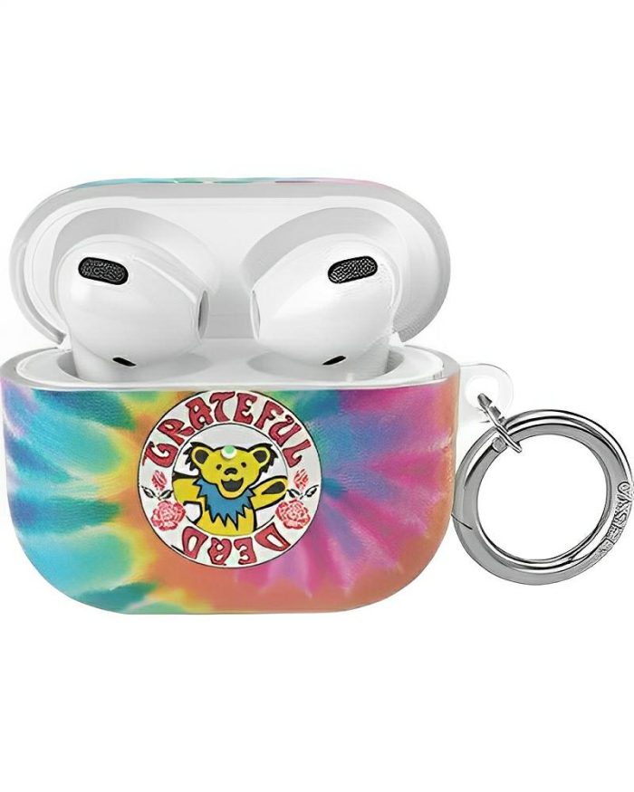 On Tour | Grateful Dead Tie Dye Sticker AirPods Case AirPods Case Grateful Dead AirPods 3 Case