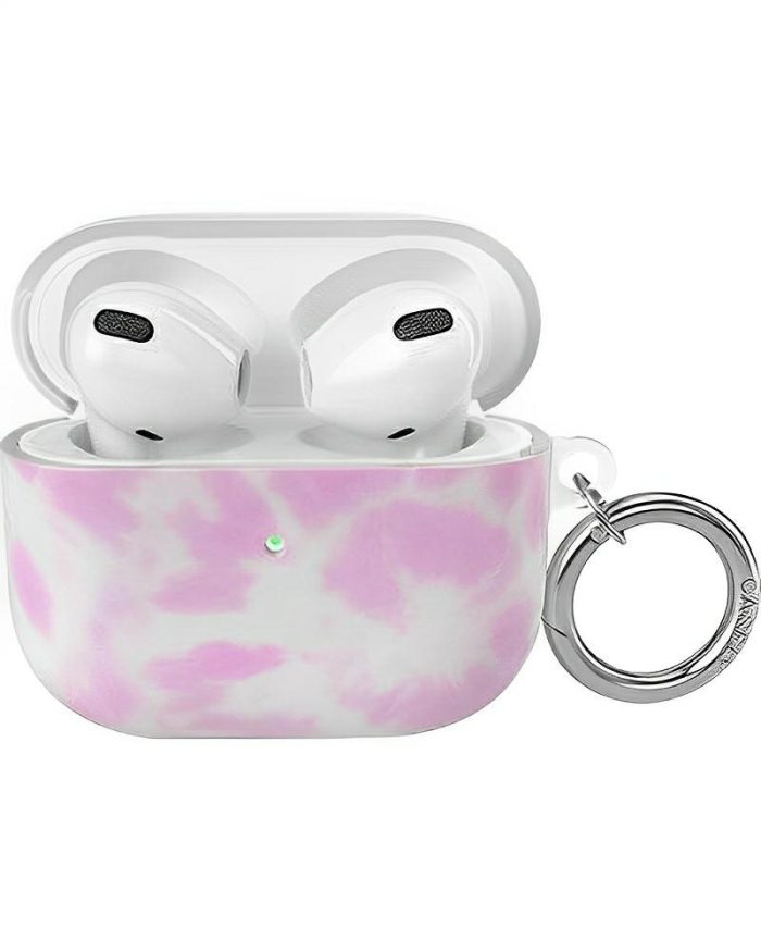 Down for Whatever | Light Pink Tie Dye AirPods Case AirPods Case get.casely AirPods 3 Case
