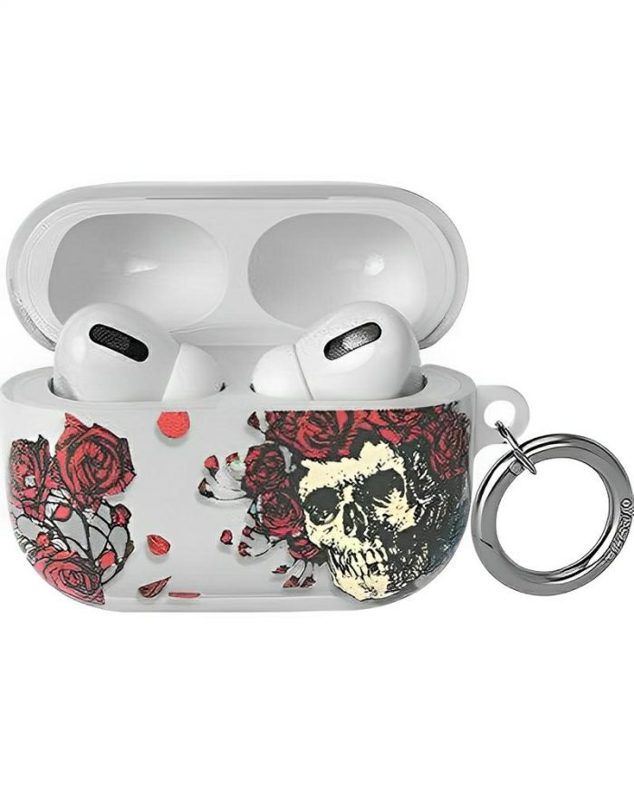 Forever Grateful | Grateful Dead Skeleton Floral AirPods Case AirPods Case Grateful Dead AirPods Pro Case
