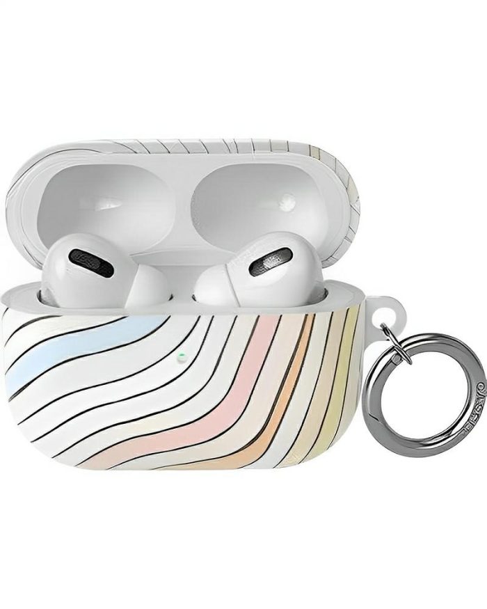 Ride The Wave | Pastel Rainbow Lined AirPods Case AirPods Case get.casely AirPods Pro Case
