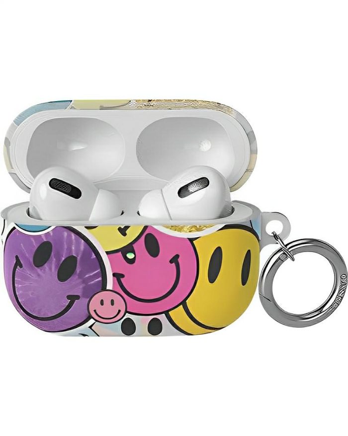 All Smiles | Smiley Face Sticker AirPods Case AirPods Case get.casely AirPods Pro Case
